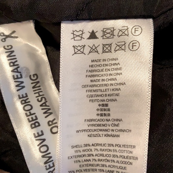 Nwt MICHAEL Michael Kors Boucle Tweed Zipper Jacket 00 - Picture 7 of 7